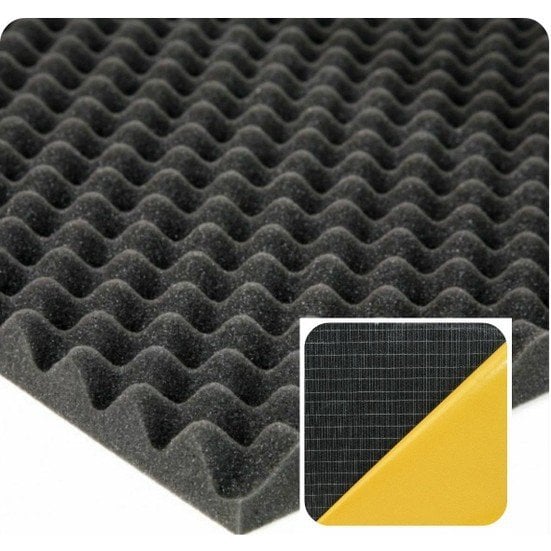 Akustik Yumurta Sünger 100*100cm 30mm 15 Danste Bantlı