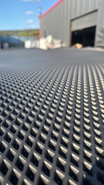 Araba Paspası 25 adet 150*200cm Plaka Siyah